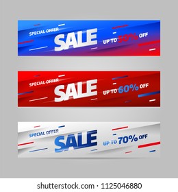 Big Sale banner template design, special offer. Vector illustration.