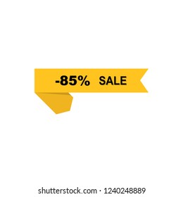 Big Sale banner template design, Special offer.  Vector illustration.