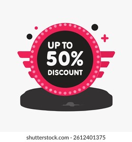 Big Sale - Banner Template on the Abstract Pop Art .Vector Illustration