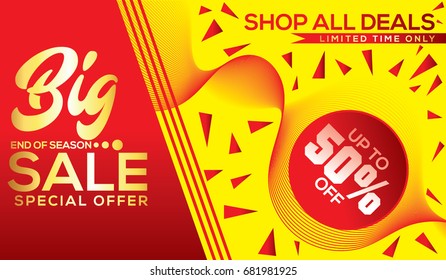 Big Sale Banner Vector
