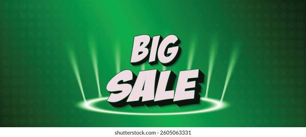 Big sale banner vector for business design, can be used in online selling market flyer, advertising, discount announcement, easily editable flyer, promotion, template vector art illustration