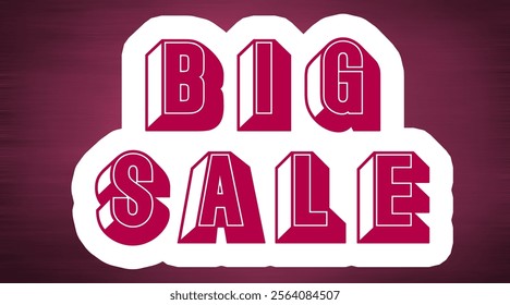 Big sale banner, vector design, Retail banner design, scalable to any size. Vector banner design, Big Sale Discount