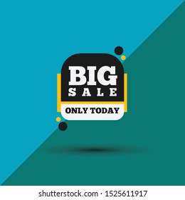 Big Sale Banner. Vector Illustration