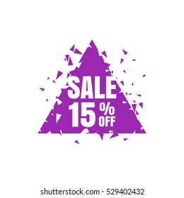 Big Sale banner. Vector illustration on a white background..