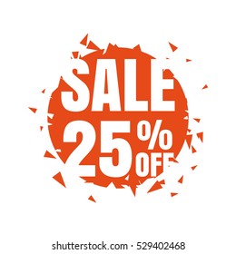 Big Sale banner. Vector illustration on a white background..