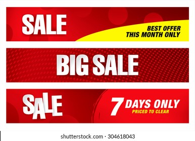 big sale banners