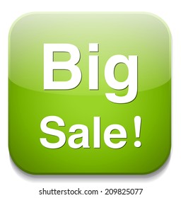 big sale button