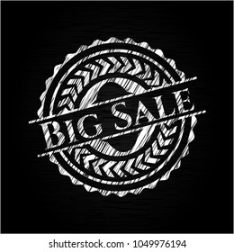 Big Sale chalk emblem
