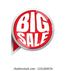 Big sale circular. icon. vector. banner. Business. marketing. on white background