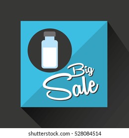 big sale concept drink beverage icon vector illustration eps 10