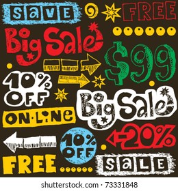 big sale crazy doodles