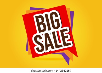 big sale Design for business for business. Discount Banner Promotion Template