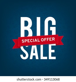 Big sale. Design template