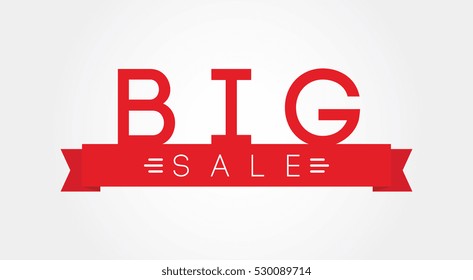 Big Sale - Design Template Element For Business Promotion