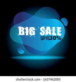 Big sale. Design template vector