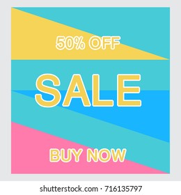 big sale design vector