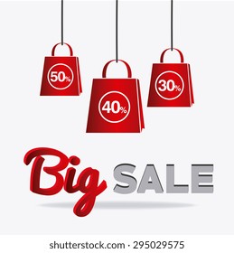 Big sale design, vector illustration eps 10.
