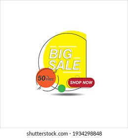 big sale design vector template illustration