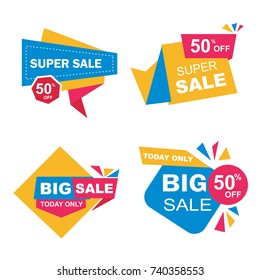 Big Sale And Discount Badge Icon