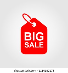 Big Sale Discount Banner. Sale discount icons. Special offer price signs. Sale Red Tag Isolated Vector Illustration.