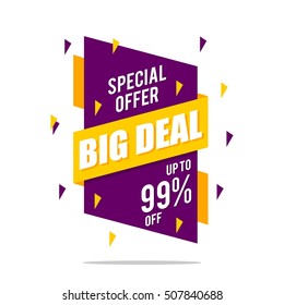 Big Sale, Discount banner for your store