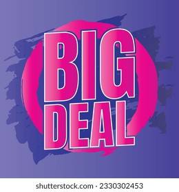 Big sale discount campaign banner sign, Super deal store icon design, Today's hot sale shopping sign tag