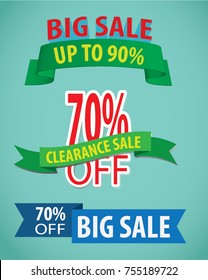 Big Sale Discount, clearance sale