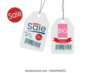 Big sale discount hang tags Label Vector and Graphics vector free with eps 10