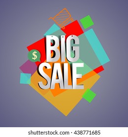 Big sale discount vector design for banner, flyer and brochure, for event promotion business or department store