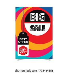 big sale discount vector design