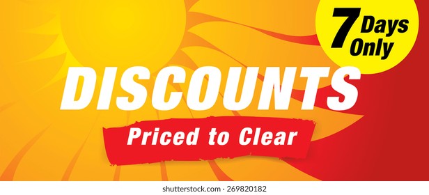 Big sale discounts