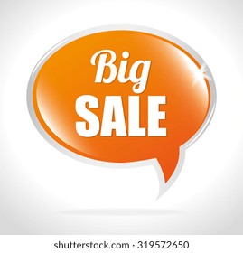 Big sale discounts and offers shopping design, vector illustration.