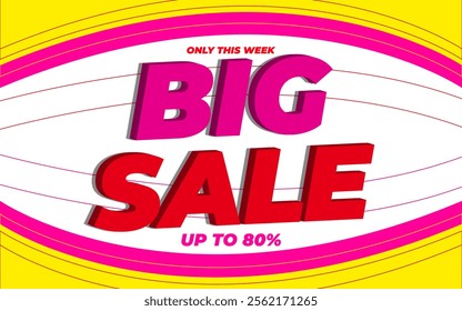 Big sale editable 3d background design