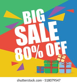 big sale eighty percent 