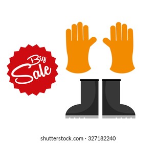 big sale of farm tools design, vector illustration eps10 graphic 