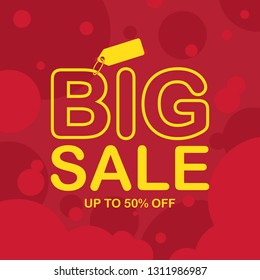 big sale flyer