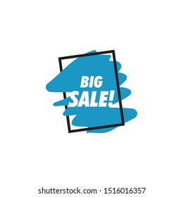 Big sale graphic design element template 