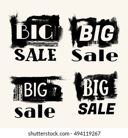 Big Sale, grunge vector Big Sale, black background Big Sale, set tags Big Sale, element Big Sale, sign Big Sale, design Big Sale, illustration Big Sale, picture Big Sale, Big Sale eps10