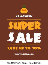 Big sale Halloween poster design collection