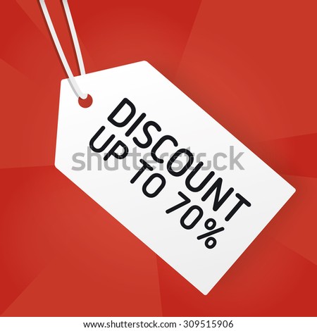 Big sale illustration! Modern template with place for your text.