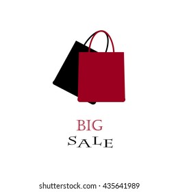 Big sale isolated tag