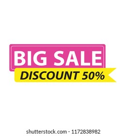 Big sale label