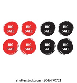 big sale label. Discounts . deal