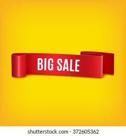 Big sale label.  EPS10 vector