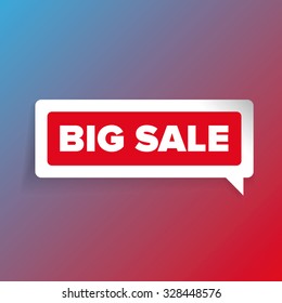 Big sale label vector