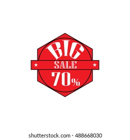 Big Sale % Labels
