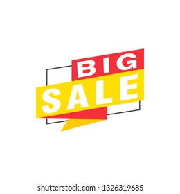 Big sale labels banners