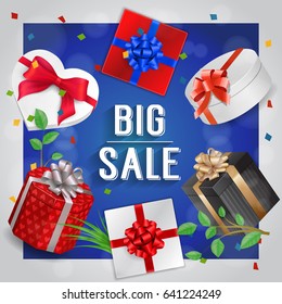 Big Sale Lettering, Gifts and Confetti