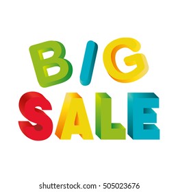 big sale letters image 