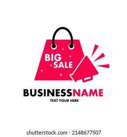 Big sale logo template illustration. suiatble for promotion